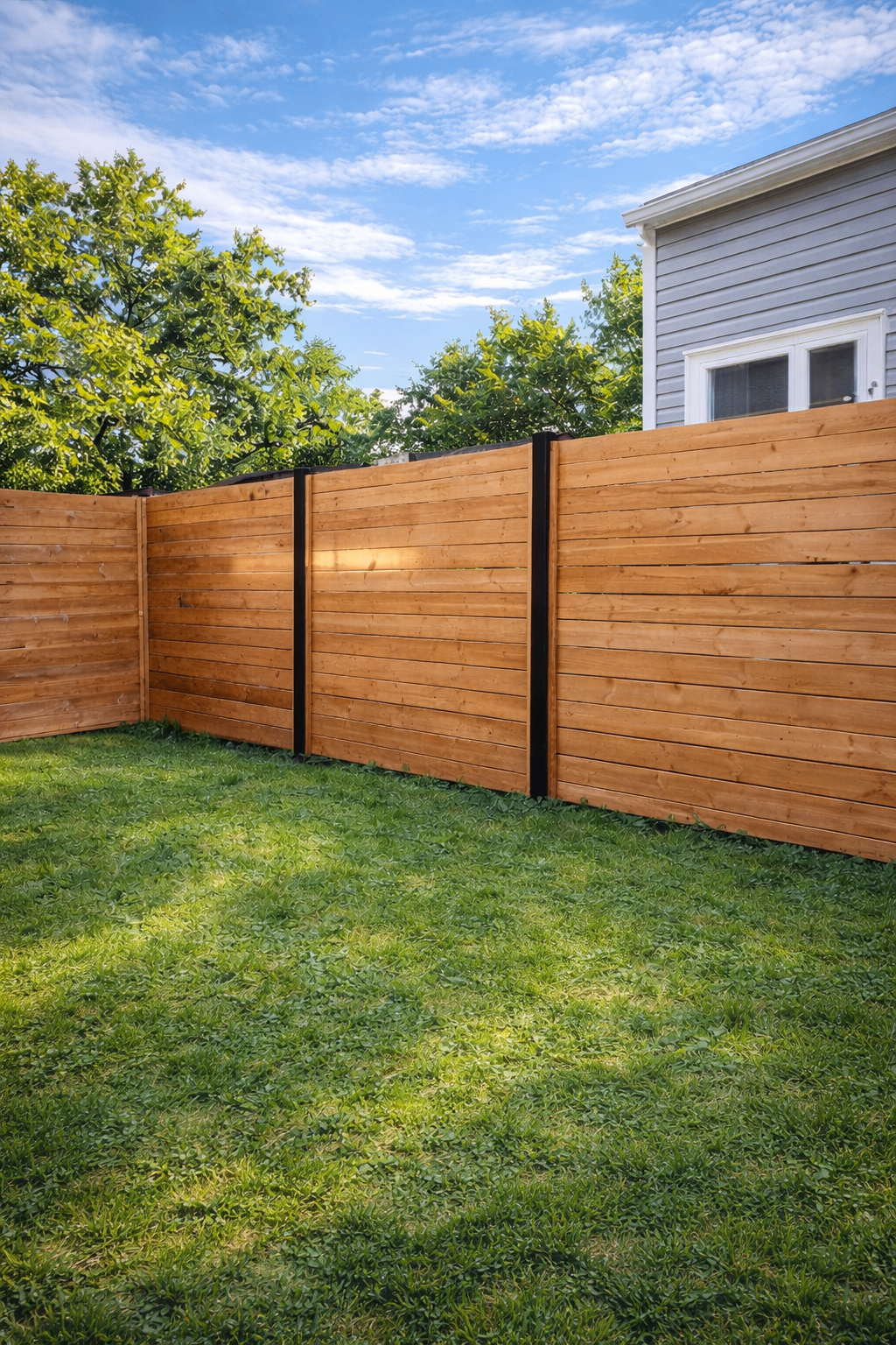 Clôture installée par Clôture 819 en Outaouais